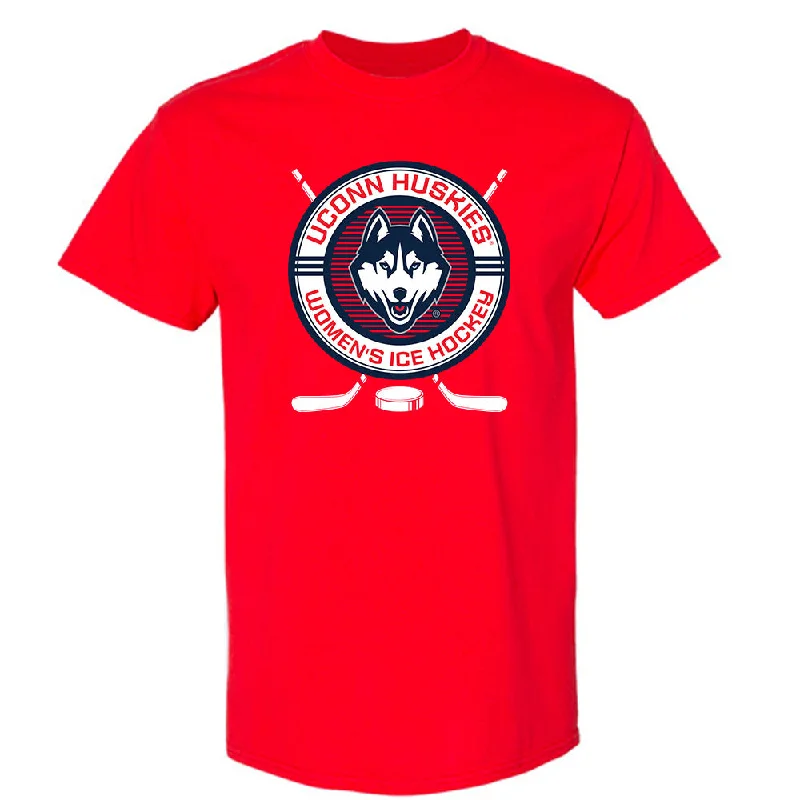 UConn - NCAA Women's Ice Hockey : Jada Habisch - Sports Shersey T-Shirt-- Zippered Front Buttoned Front Snap Front UConn - NCAA Women's Ice Hockey : Jada Habisch - Sports Shersey T-Shirt-- Zippered Front Buttoned Front Snap Front