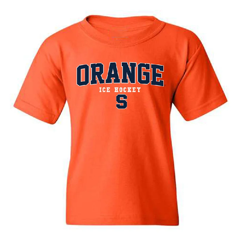 Syracuse - NCAA Women's Ice Hockey : Bryn Saarela - Classic Shersey Youth T-Shirt-- Beaded Sequined Faux Fur Syracuse - NCAA Women's Ice Hockey : Bryn Saarela - Classic Shersey Youth T-Shirt-- Beaded Sequined Faux Fur