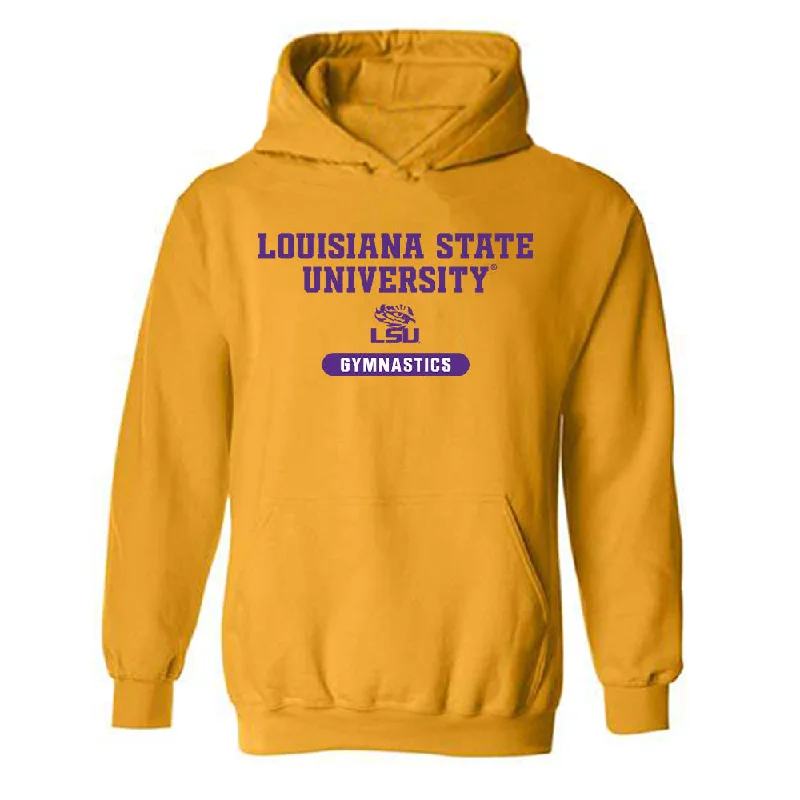 LSU - NCAA Women's Gymnastics : Kaytlyn Johnson - Classic Shersey Hooded Sweatshirt Hoodie with Button Classic Timeless LSU - NCAA Women's Gymnastics : Kaytlyn Johnson - Classic Shersey Hooded Sweatshirt Hoodie with Button Classic Timeless