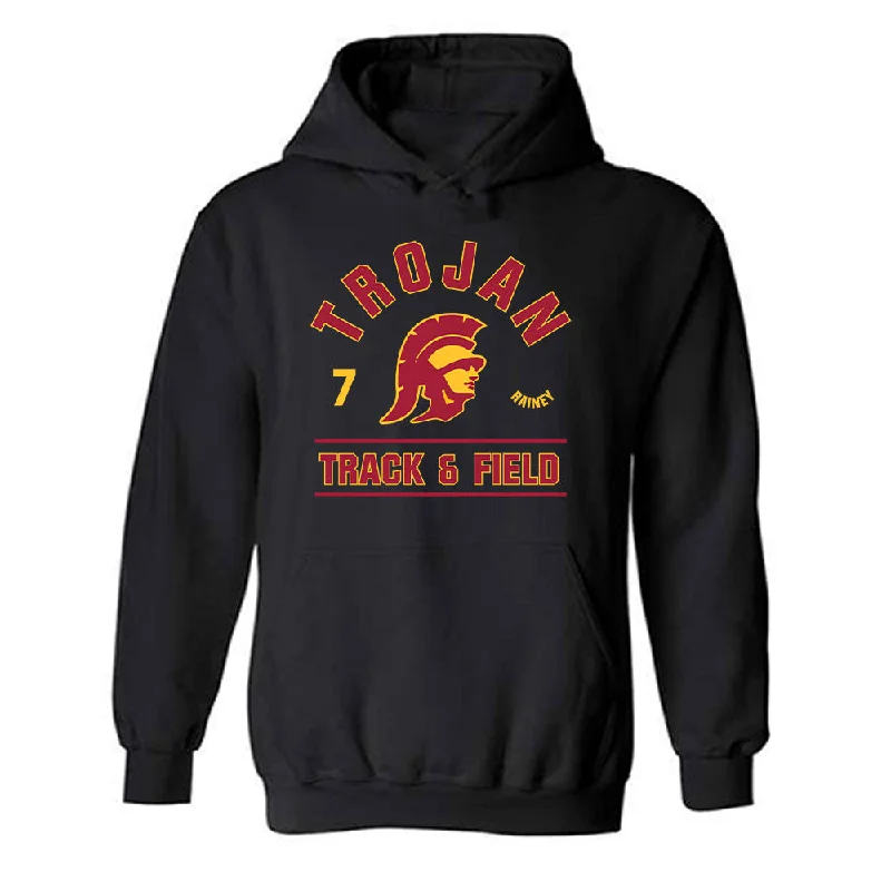 USC - NCAA Women's Track & Field : Darius Rainey - Classic Fashion Shersey Hooded Sweatshirt Hoodie with Zipper Versatile Modern USC - NCAA Women's Track & Field : Darius Rainey - Classic Fashion Shersey Hooded Sweatshirt Hoodie with Zipper Versatile Modern