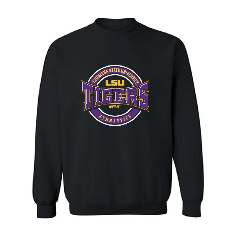 LSU - NCAA Women's Gymnastics : Haleigh Bryant - Classic Fashion Shersey Crewneck Sweatshirt Hoodie with Ribbed Cuffs Snug Fit Comfort LSU - NCAA Women's Gymnastics : Haleigh Bryant - Classic Fashion Shersey Crewneck Sweatshirt Hoodie with Ribbed Cuffs Snug Fit Comfort