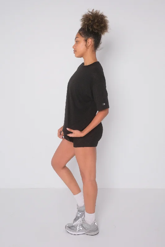 Lounge Oversized Tee - Black