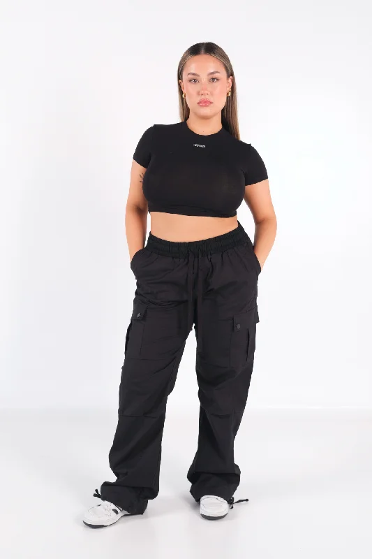 Sculpt Crop - Black