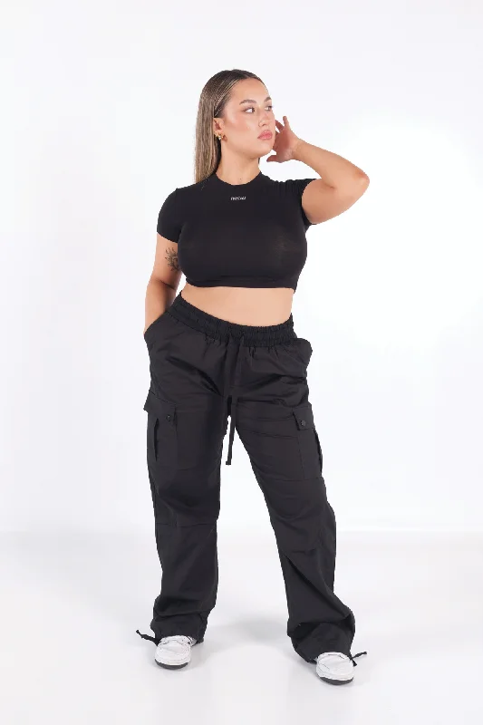 Sculpt Crop - Black