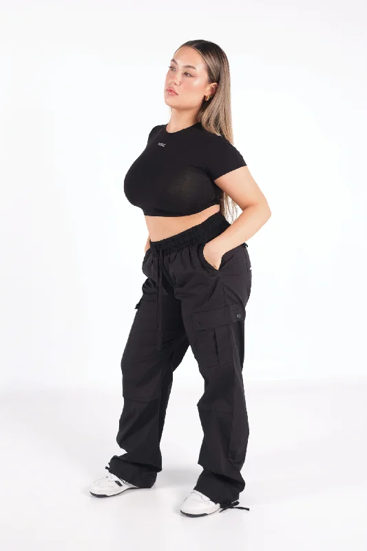 Sculpt Crop - Black