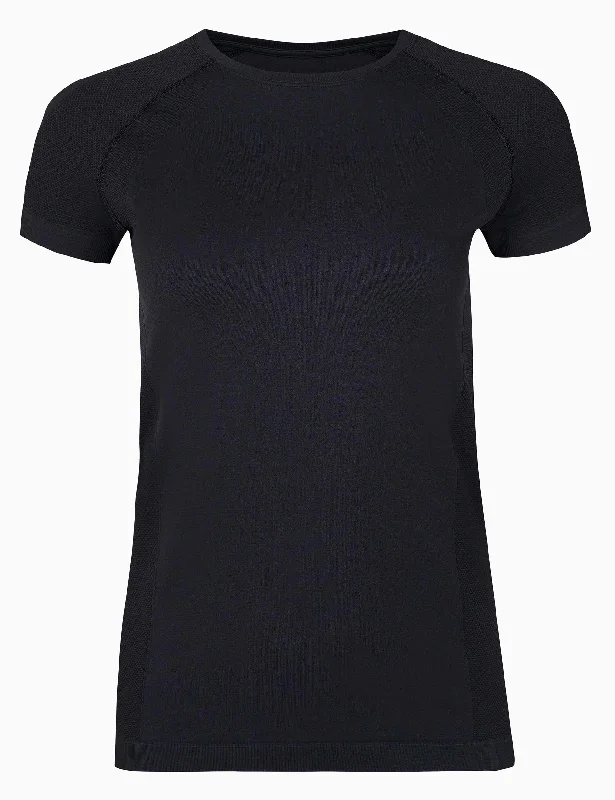 Athlete Seamless Gym T-Shirt - Black