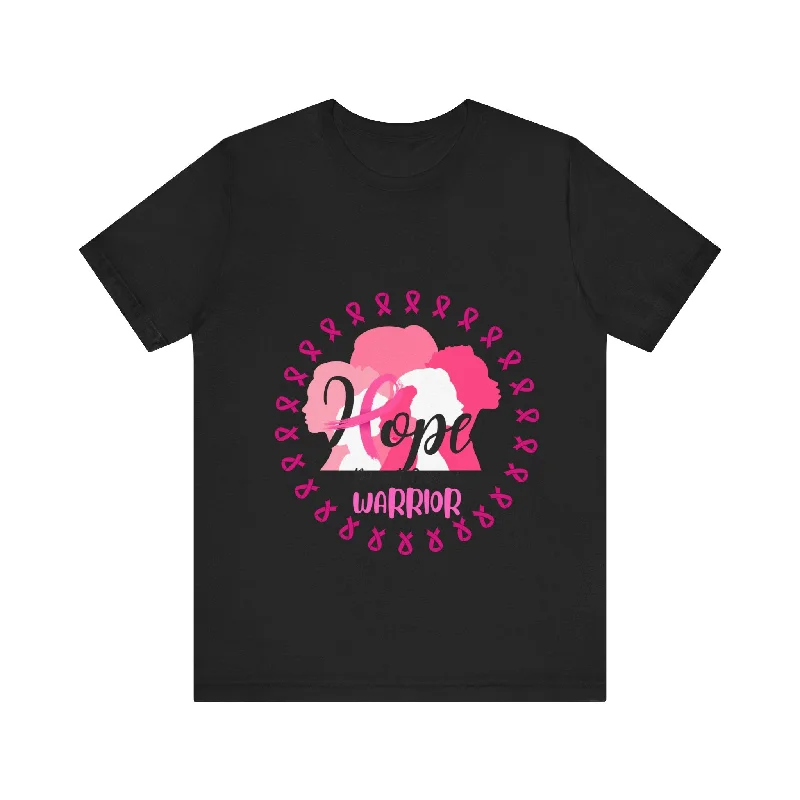 Hope Breast Cancer Warrior Unisex Jersey Short Sleeve Tee