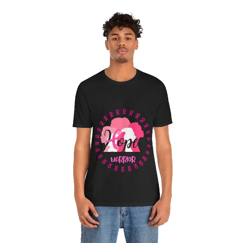 Hope Breast Cancer Warrior Unisex Jersey Short Sleeve Tee