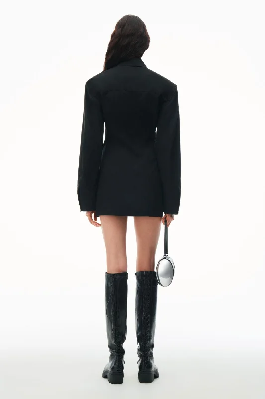 Alexander Wang Mini Shirt Dress - Black