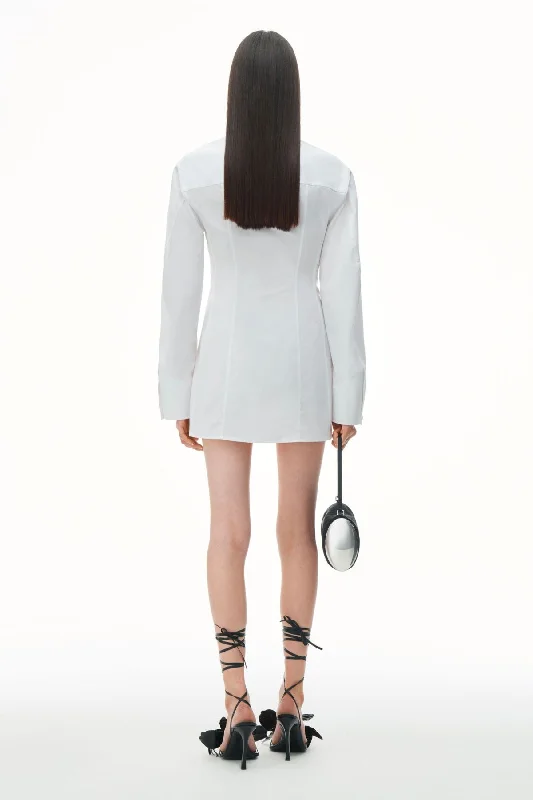 Alexander Wang Mini Shirt Dress - White