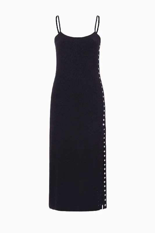 Proenza Schouler White Label Astrid Boucle Dress - Black