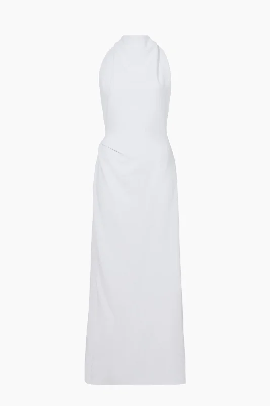 Proenza Schouler Selena Twist Back Dress - White