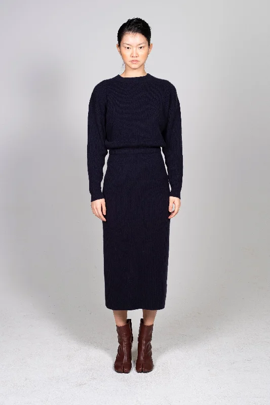 RIBBED CASHMERE DRESS 