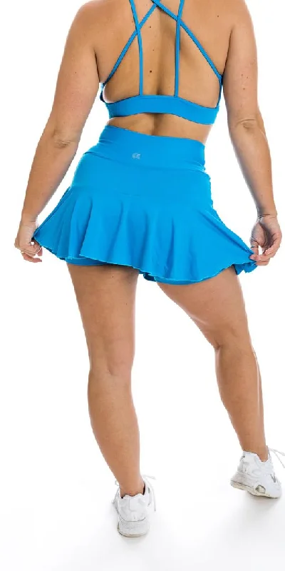 Sky Blue Eco Skort with Pockets