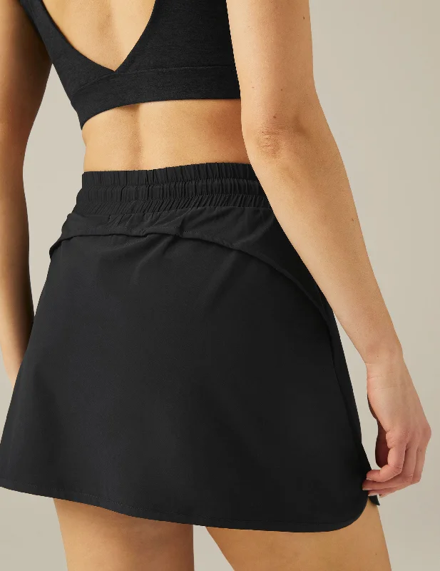 Stretch Woven In Stride Lined Skirt