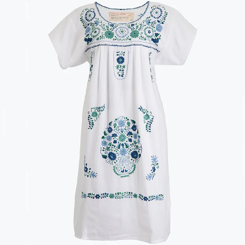 EMBROIDERED COTTON DRESS 