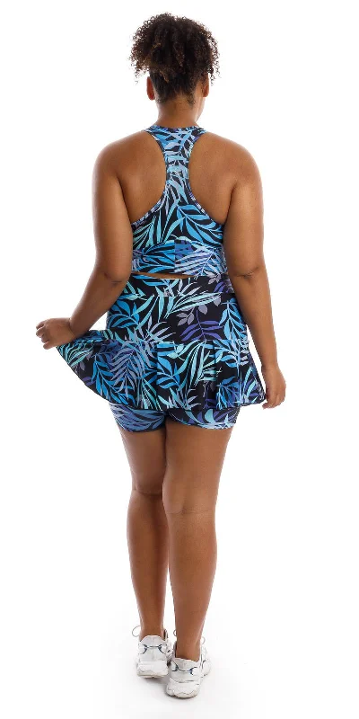 Tropical Palm Skort with Pockets