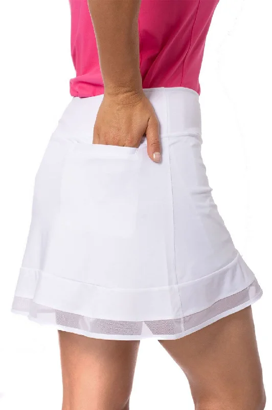 White Top Golf Pull-On Skort