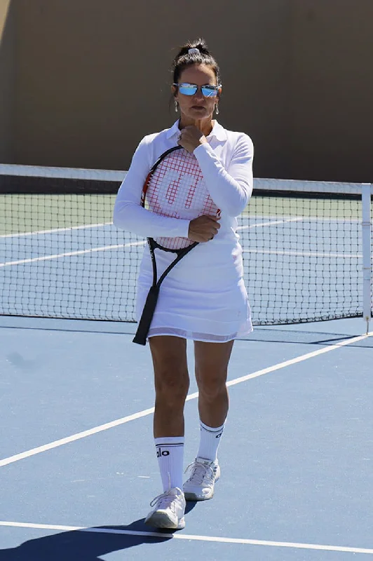 White Top Golf Pull-On Skort