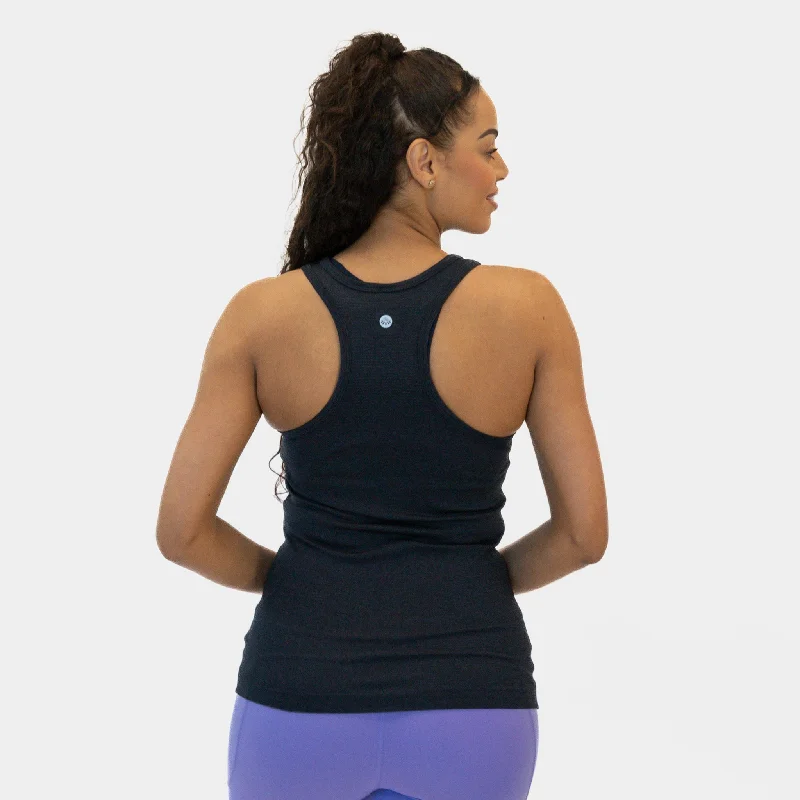 Essential Seamless Long Tank - Navy