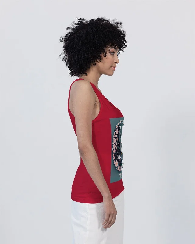 Silverfox flower Unisex Jersey Tank | Bella + Canvas