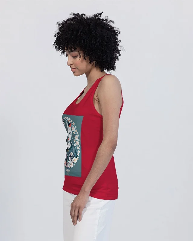 Silverfox flower Unisex Jersey Tank | Bella + Canvas