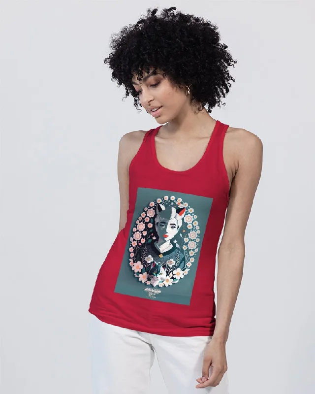 Silverfox flower Unisex Jersey Tank | Bella + Canvas