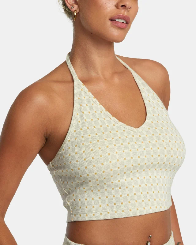 Sunrise Halter Top - Cloud