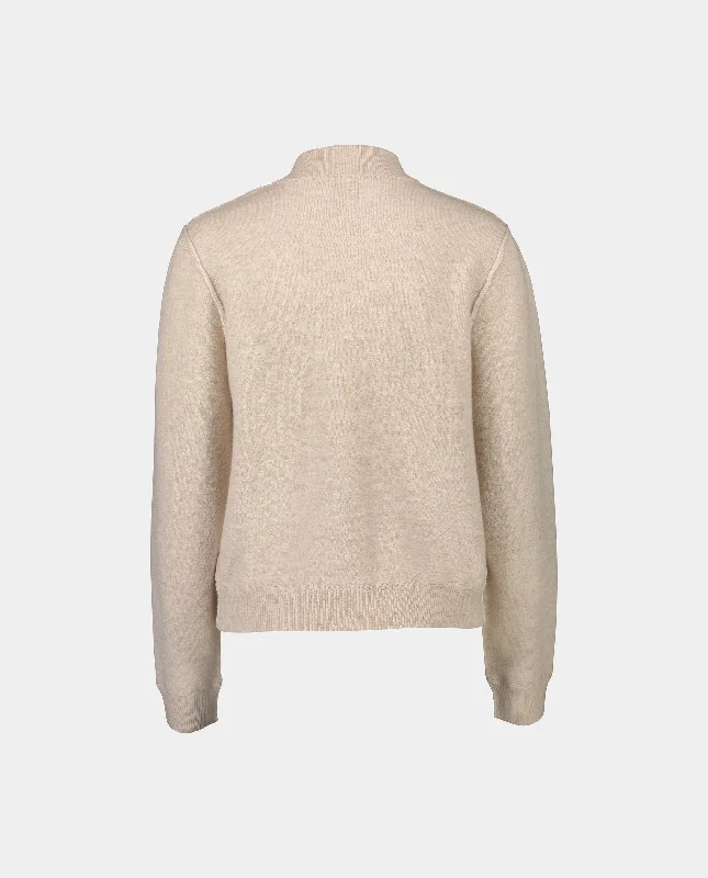 Jacket aus Cashmere-Mischung in Beige