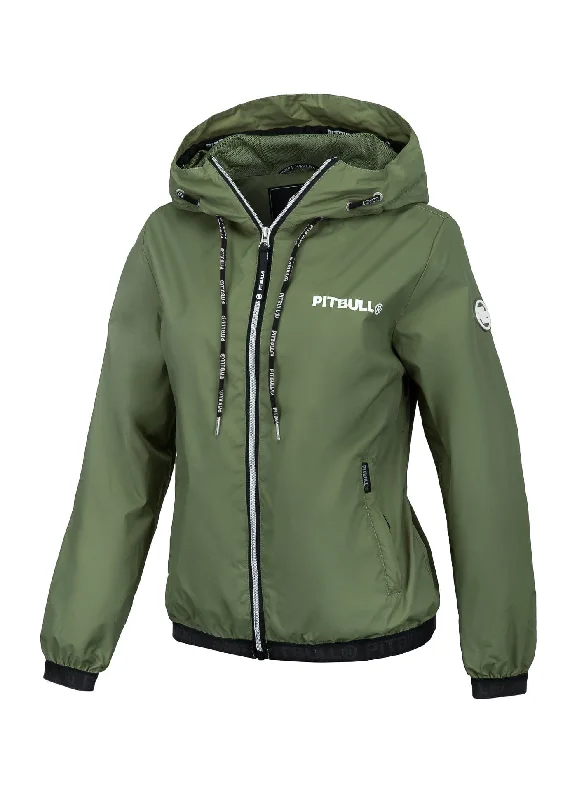 DAHLIA 2 Hooded Olive Jacket