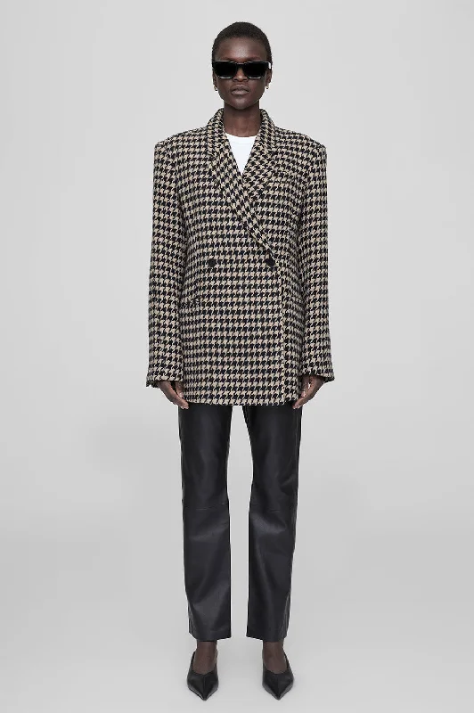 Kaia Blazer - Houndstooth