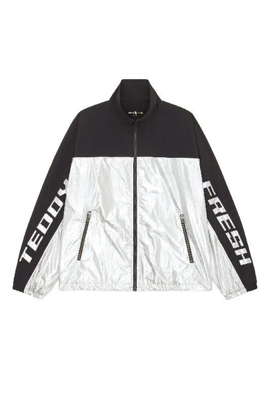 Silver Panel Track Jacket