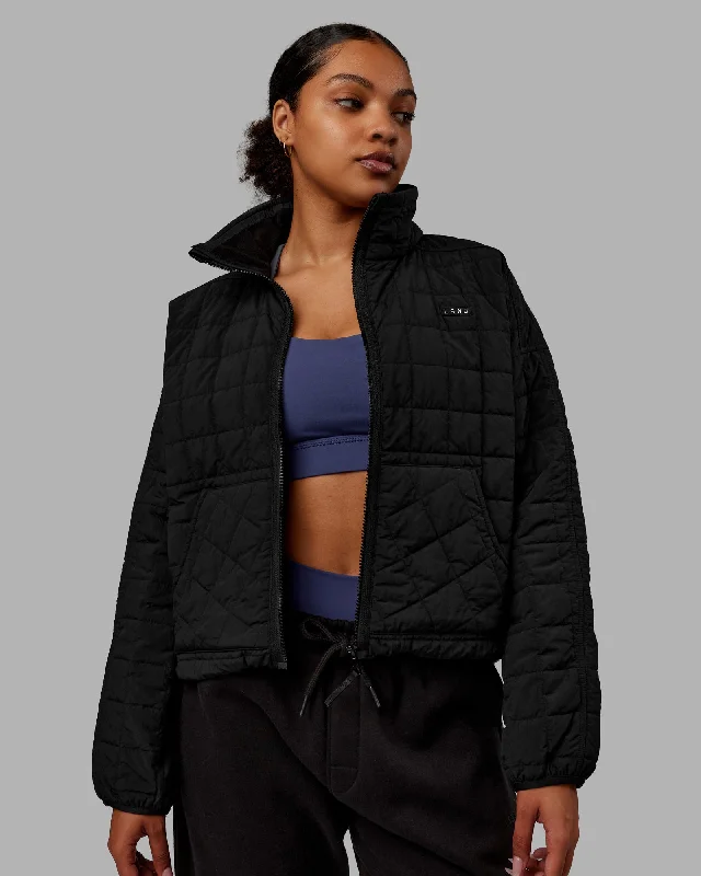 Thrive Packable Jacket - Black