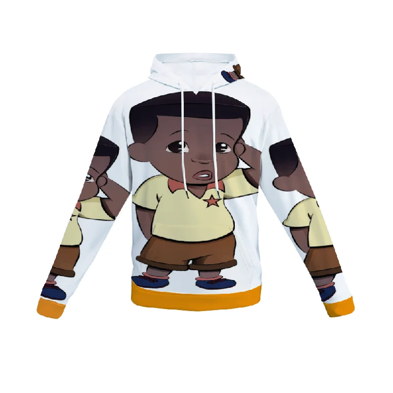 Customizable Unisex All Over Print Plush Hoodies with Pockets