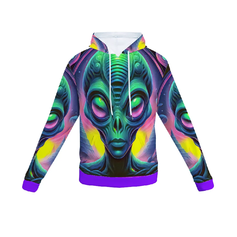 Customizable Unisex All Over Print Plush Hoodies with Pockets