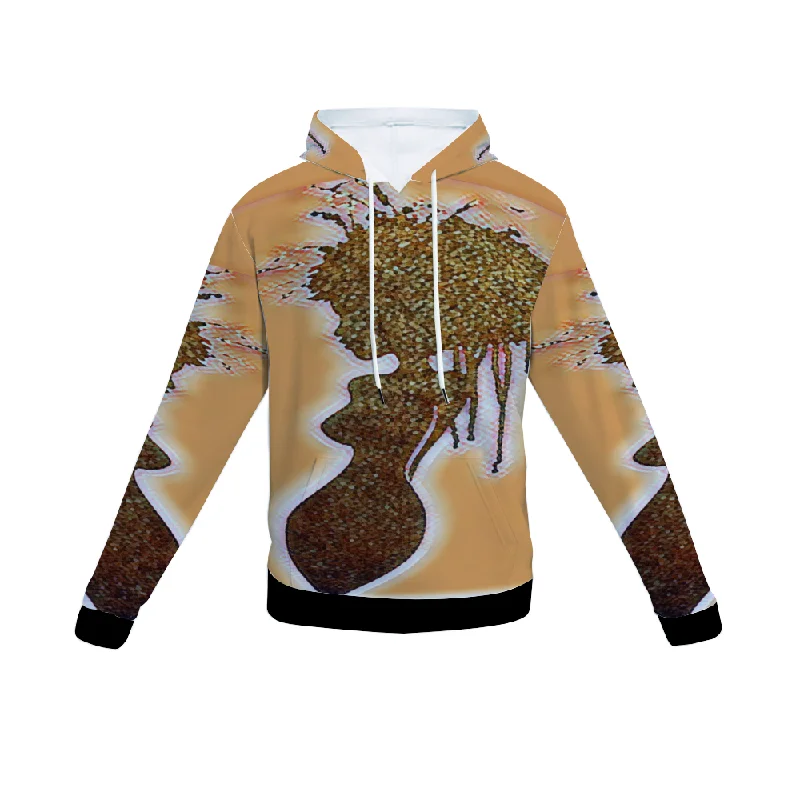 Customizable Unisex All Over Print Plush Hoodies with Pockets