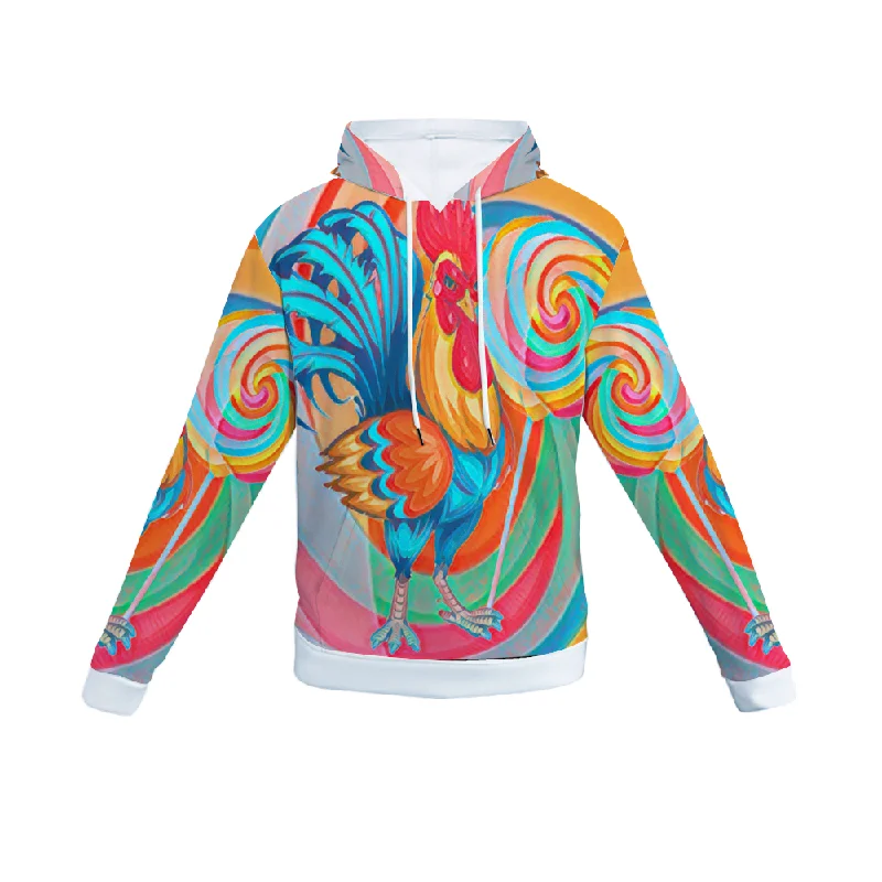 Customizable Unisex All Over Print Plush Hoodies with Pockets