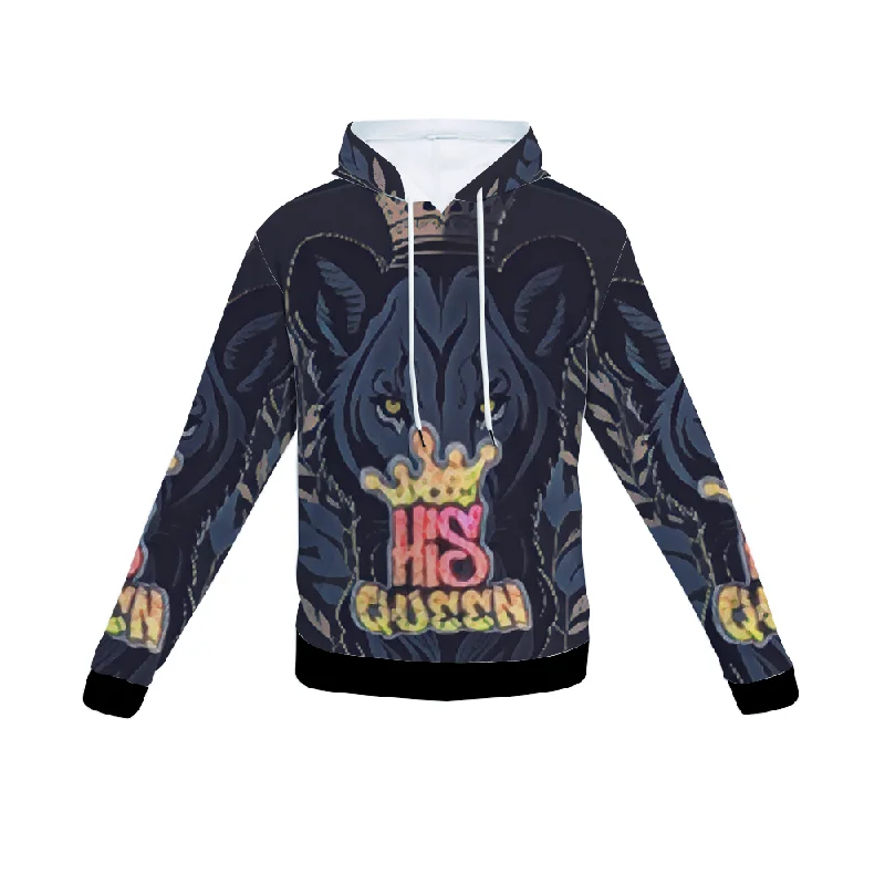 Customizable Unisex All Over Print Plush Hoodies with Pockets