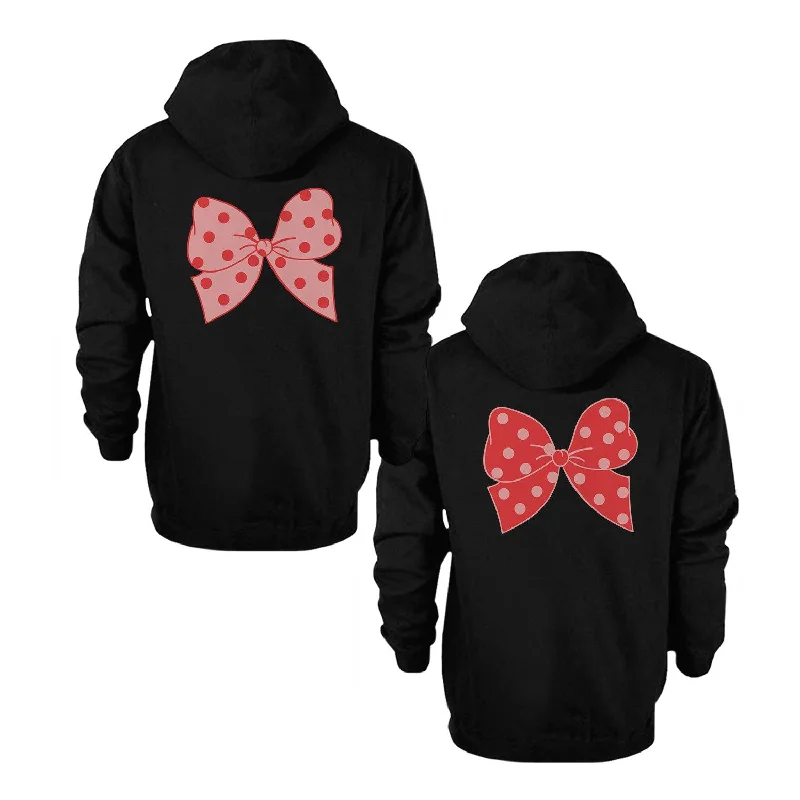 Funny Crazy and Crazier BFF Matching Best Friend Hoodies Front Back Design