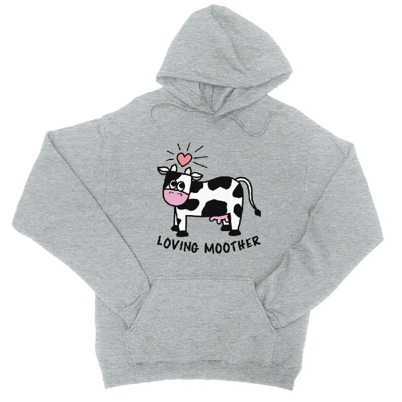 Loving Moother Cow Mens/Unisex Pullover Hooded Sweatshirt