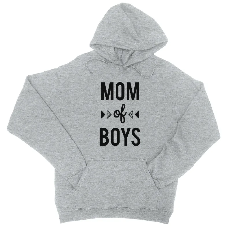 Mom Of Boys Mens/Unisex Pullover Hooded Sweatshirt