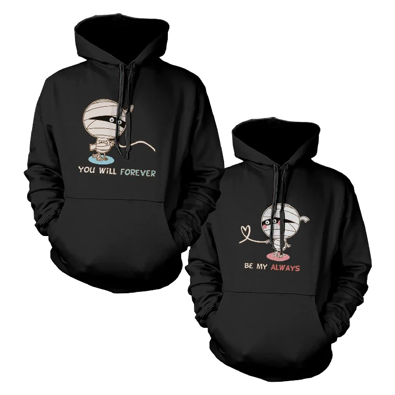 Mummies Couple Cute Matching Hoodies Halloween Hooded Sweatshirts