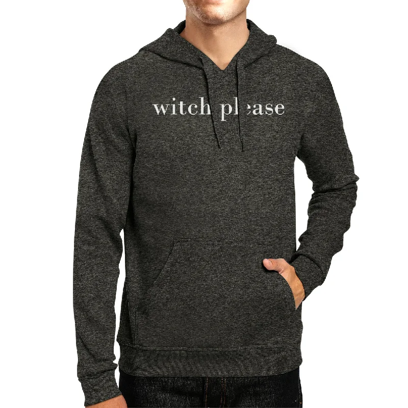 Witch Please Dark Grey Hoodie