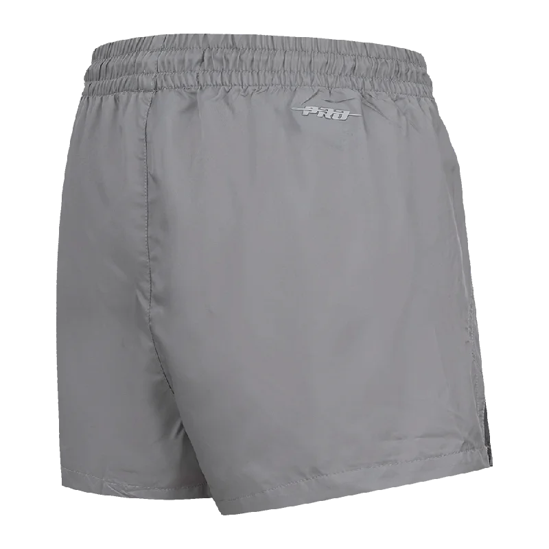 MLB MIAMI MARLINS TRIPLE TONAL WOMEN'S WOVEN SHORT (GRAY)