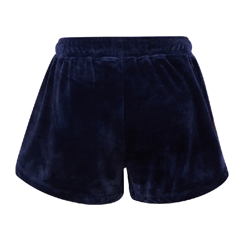 MLB NEW YORK YANKEES CLASSIC WOMEN'S VELOUR SHORT (MIDNIGHT NAVY)