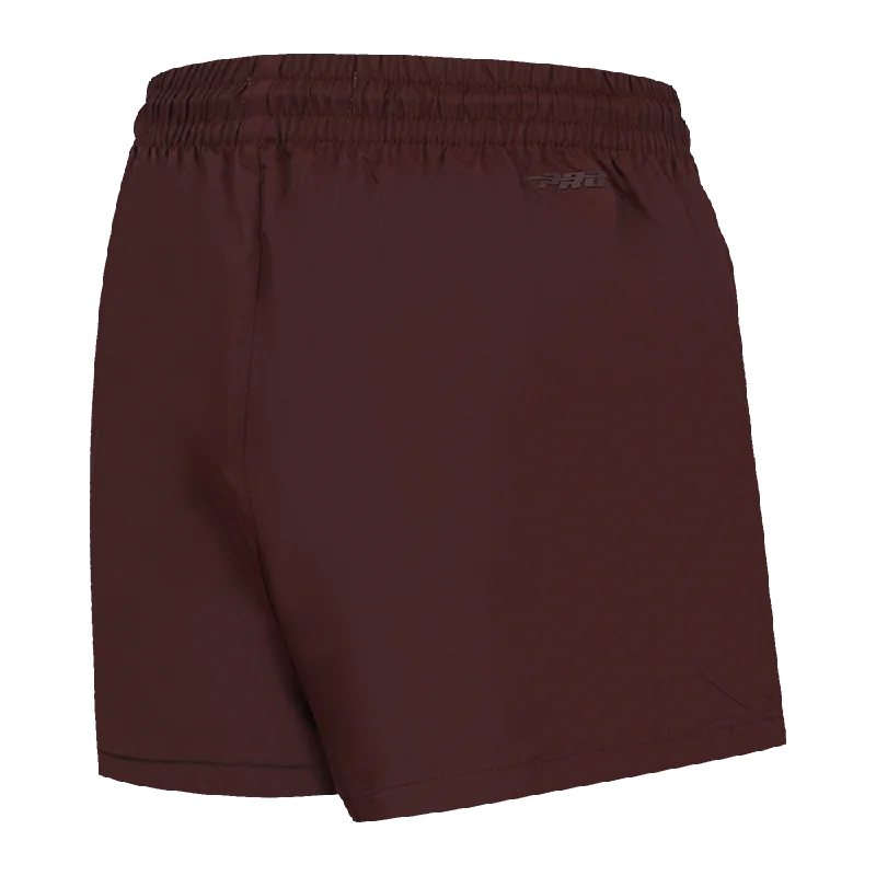 MLB PHILADELPHIA PHILLIES TRIPLE TONAL WOMEN'S WOVEN SHORT (WINE)