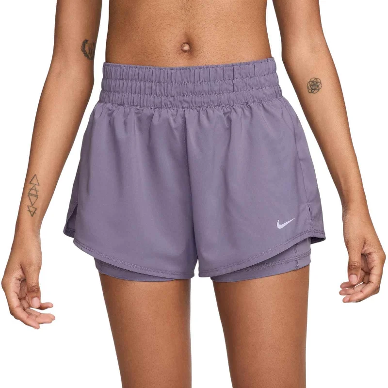 Nike One 2n1 Short Purple