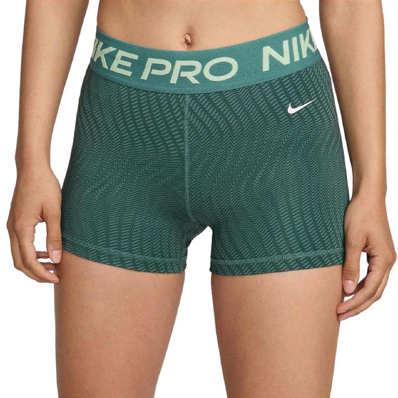 Nike Wmns DF NP MR 3IN AOP Shorts Green