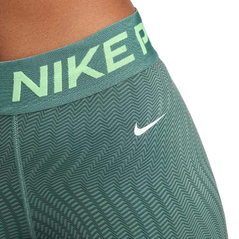 Nike Wmns DF NP MR 3IN AOP Shorts Green