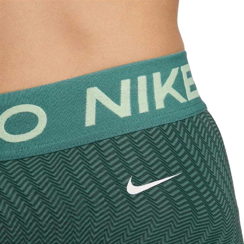 Nike Wmns DF NP MR 3IN AOP Shorts Green